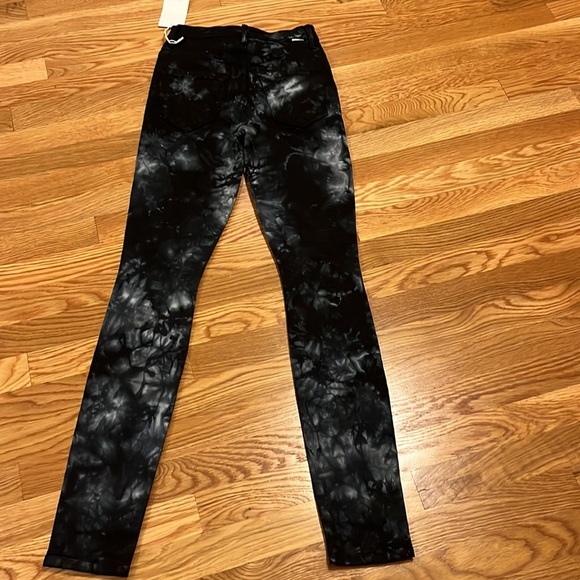 NWT MOTHER Superior High Rise Skinny The Super Swooner in Winding Paths 24 or 31 - Picture 13 of 17